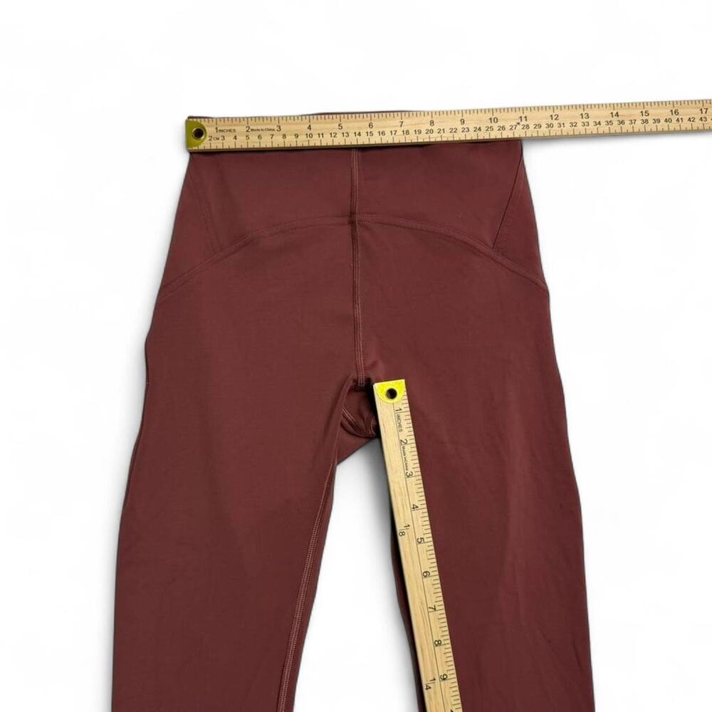 Lululemon Instill High-Rise Tight 25" Size 4 soft & stretchy fabric Smokey red - Picture 4 of 8